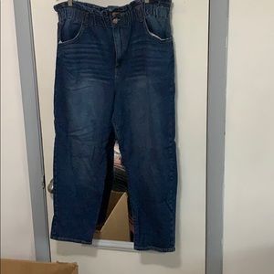 Women’s paper bag jeans